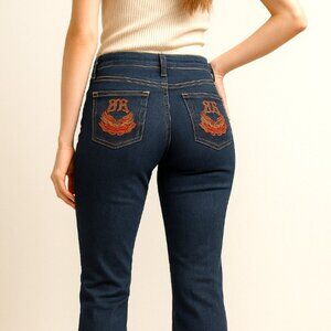 Rock & Republic Bootcut Jeans 28 Embroidered Pockets